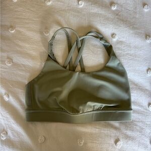 Lululemon Green Energy Sports Bra Size 6